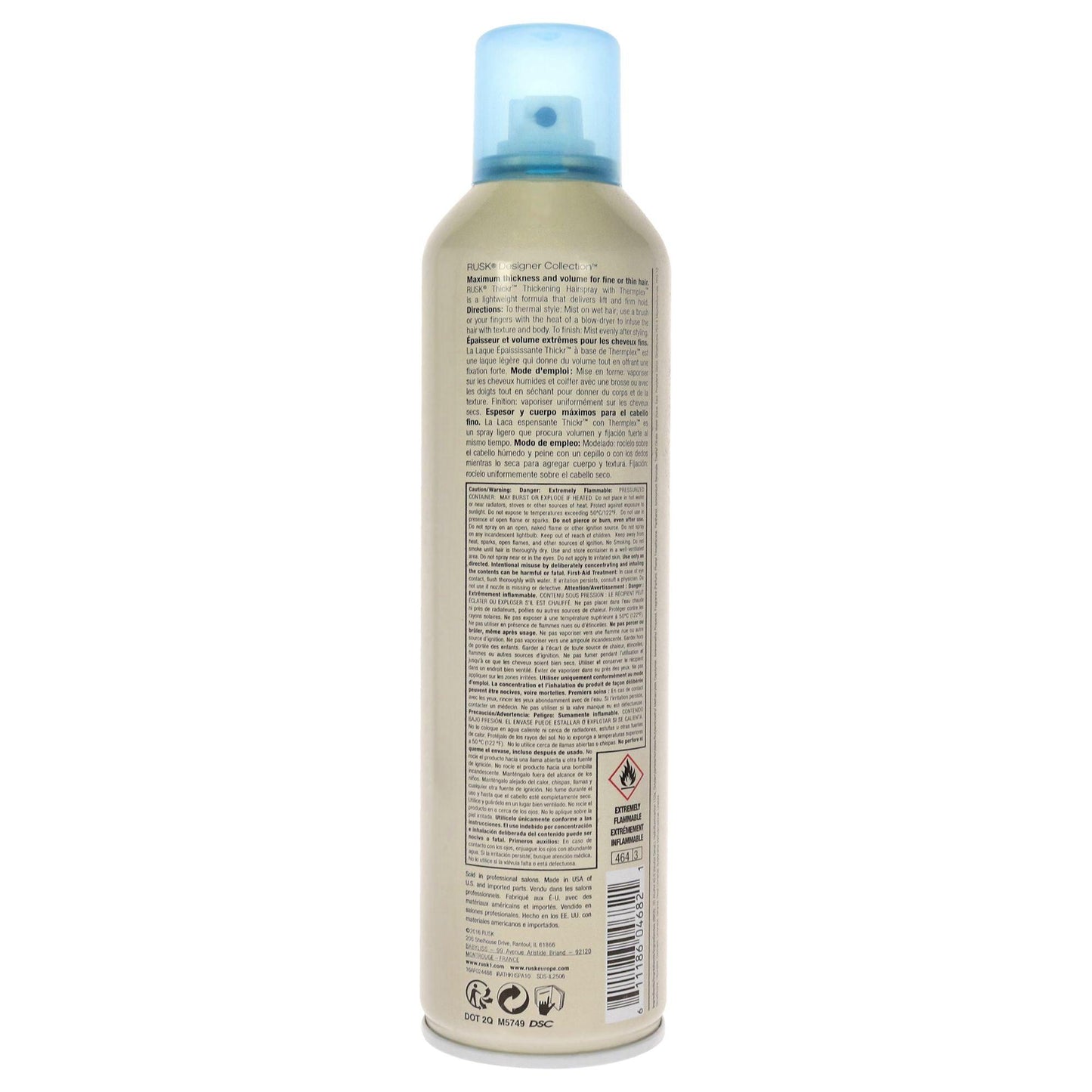 Thickr Thickening Hairspray by Rusk for Unisex - 10.6 oz Hair Spray - Clothes For Her Online Store