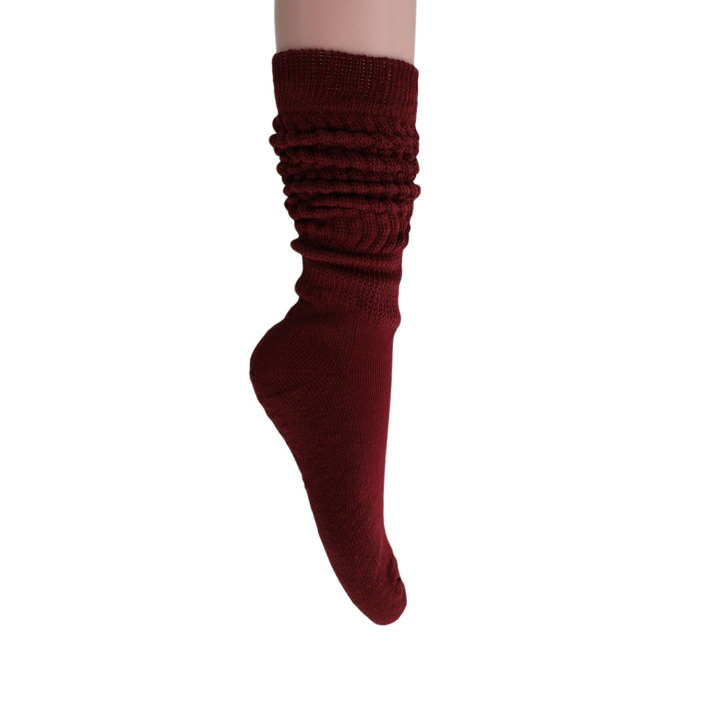 Slouch Socks for Women Extra Long Heavy Slouchy Scrunch Cotton Socks 1 Pair Shoe Size 5 to 10