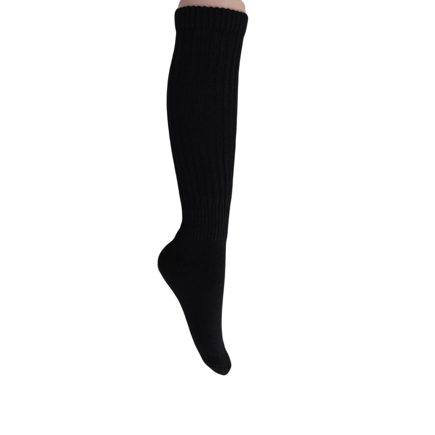 Slouch Socks for Women Extra Long Heavy Slouchy Scrunch Cotton Socks 1 Pair Shoe Size 5 to 10