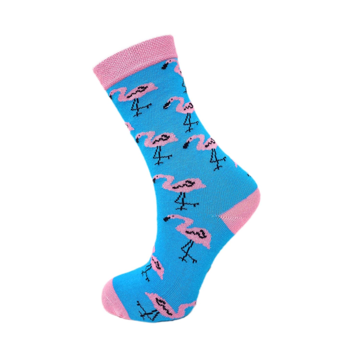 Colorful Funny Socks Novelty Crazy Cotton Crew Dress Socks 6 Pairs