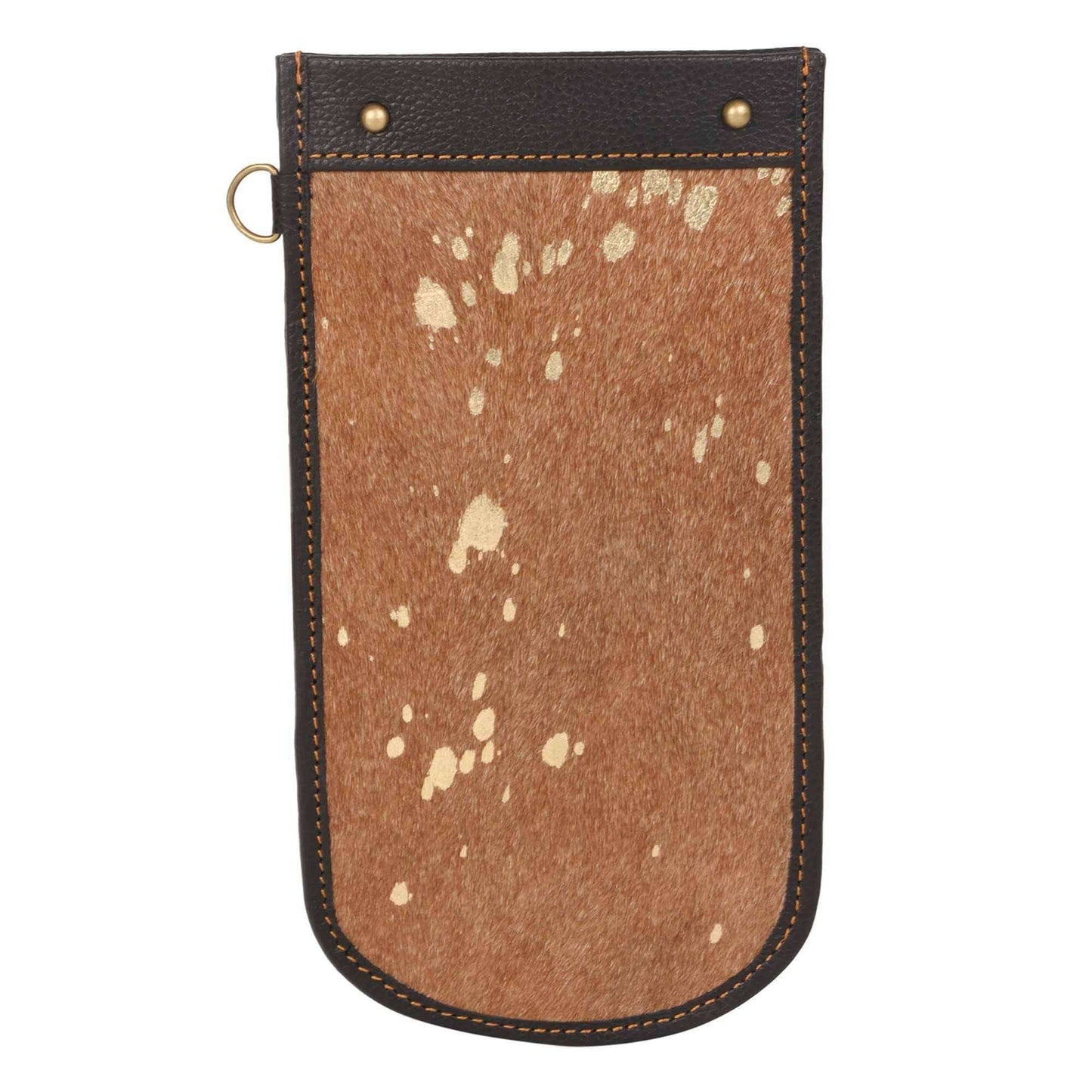 Brown Rawhide Eyeglass Case