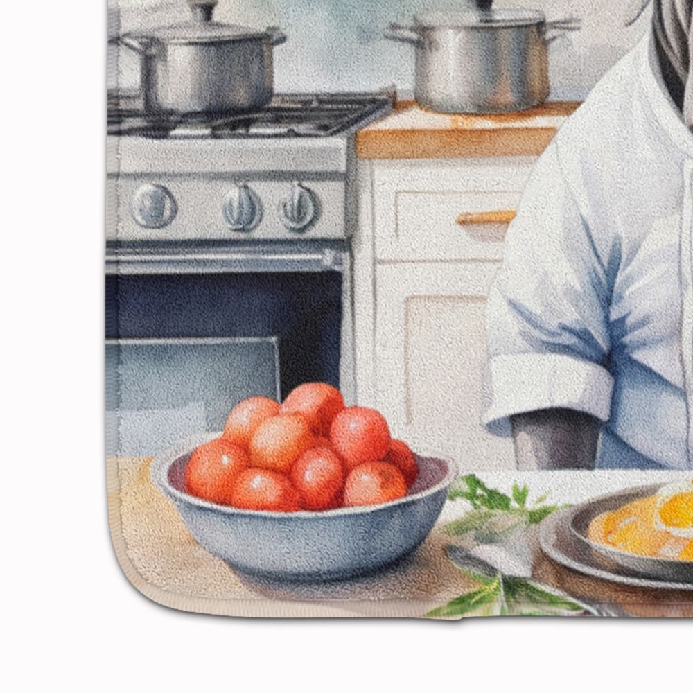 Neapolitan Mastiff The Chef Memory Foam Kitchen Mat Machine Washable Anti-Fatigue Mat Cushion Comfort Bath Mat or Kitchen Rug