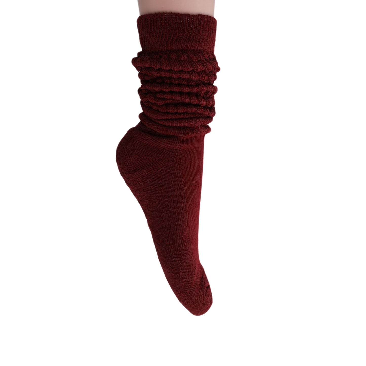 Slouch Socks for Women Extra Long Heavy Slouchy Scrunch Cotton Socks 1 Pair Shoe Size 5 to 10