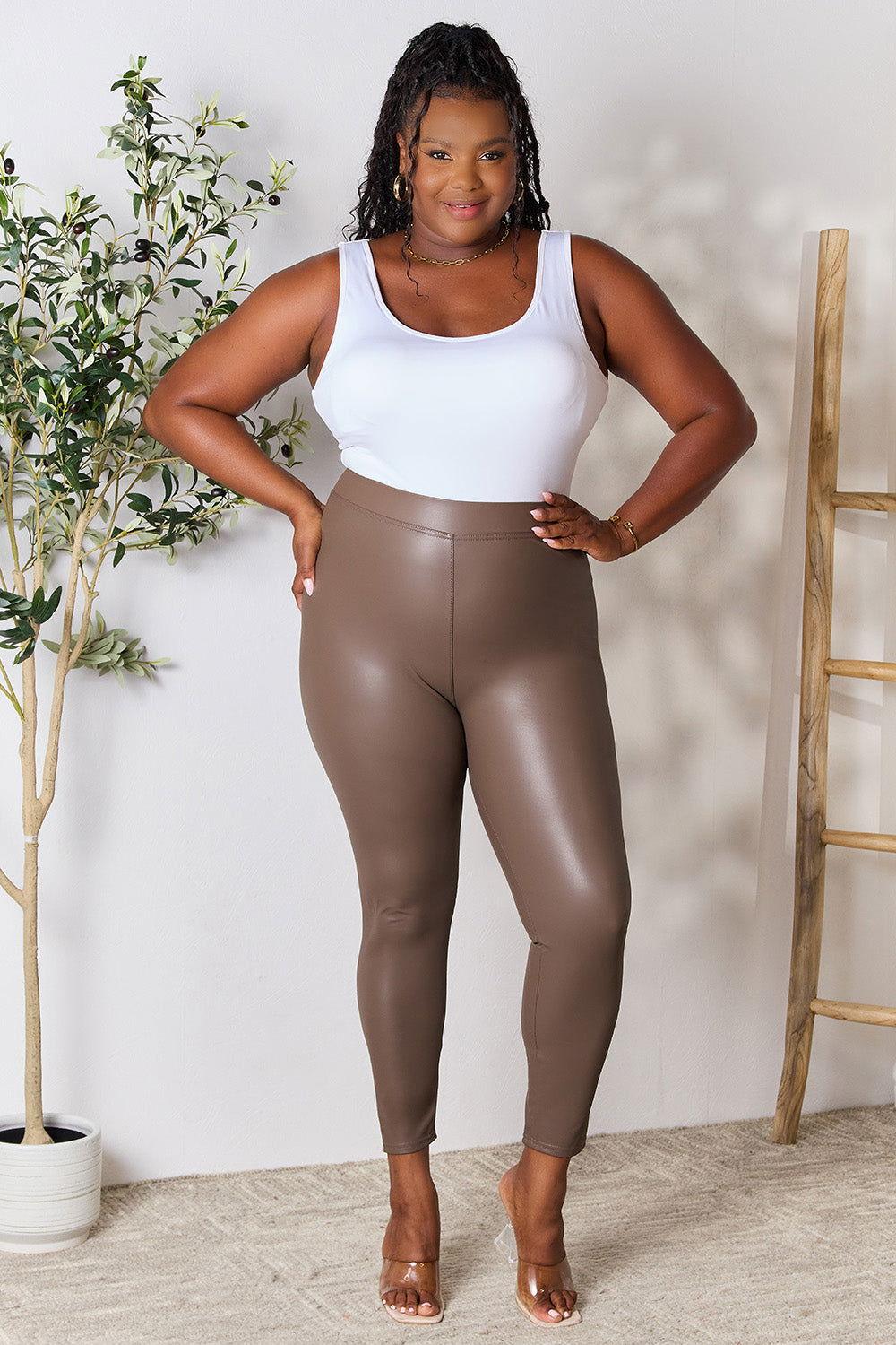e.Luna Full Size High Waist Skinny Pants - Clothes For Her Online Store