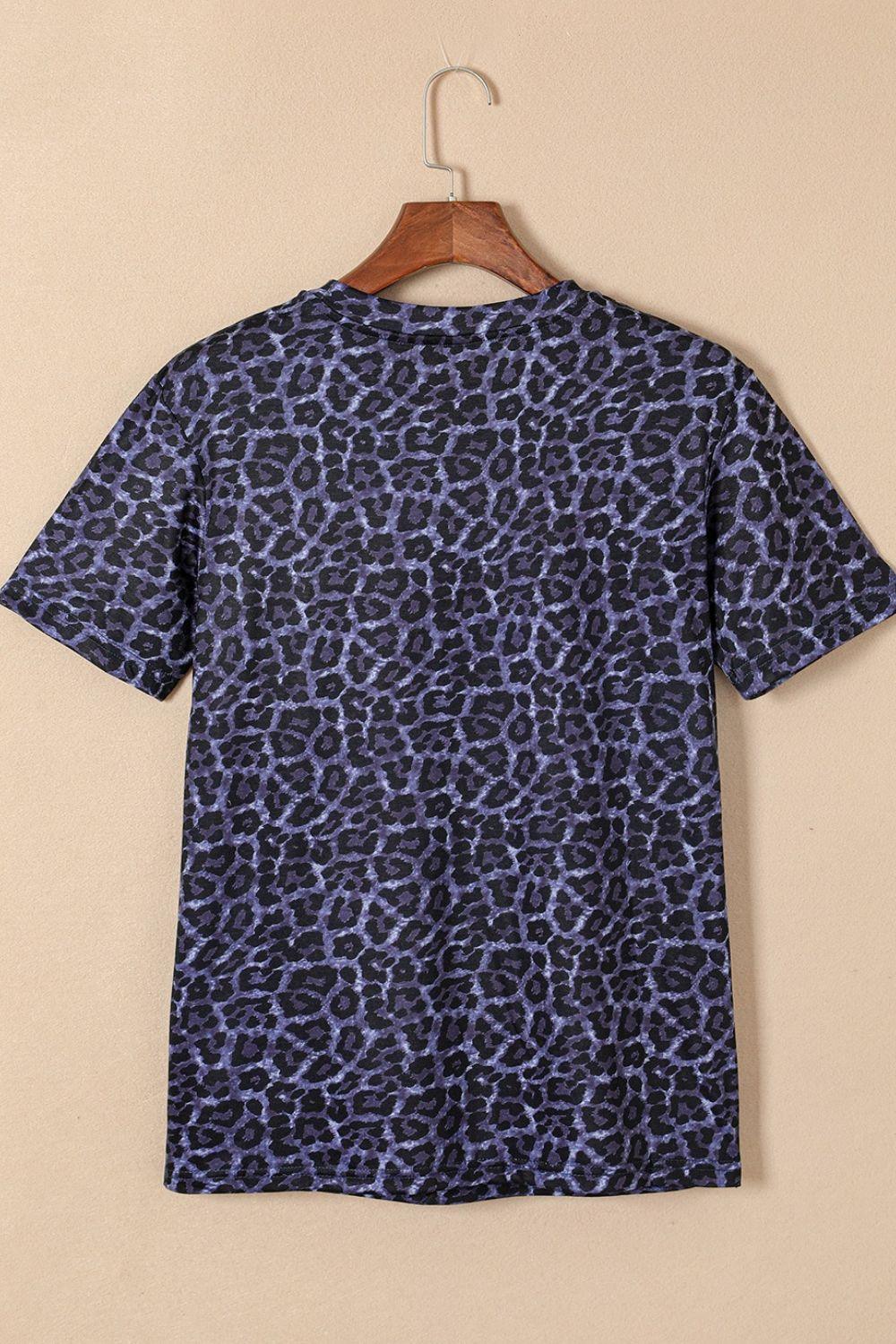 WILD LIKE THE WEST Graphic Leopard T-Shirt - Clothes For Her Online Store