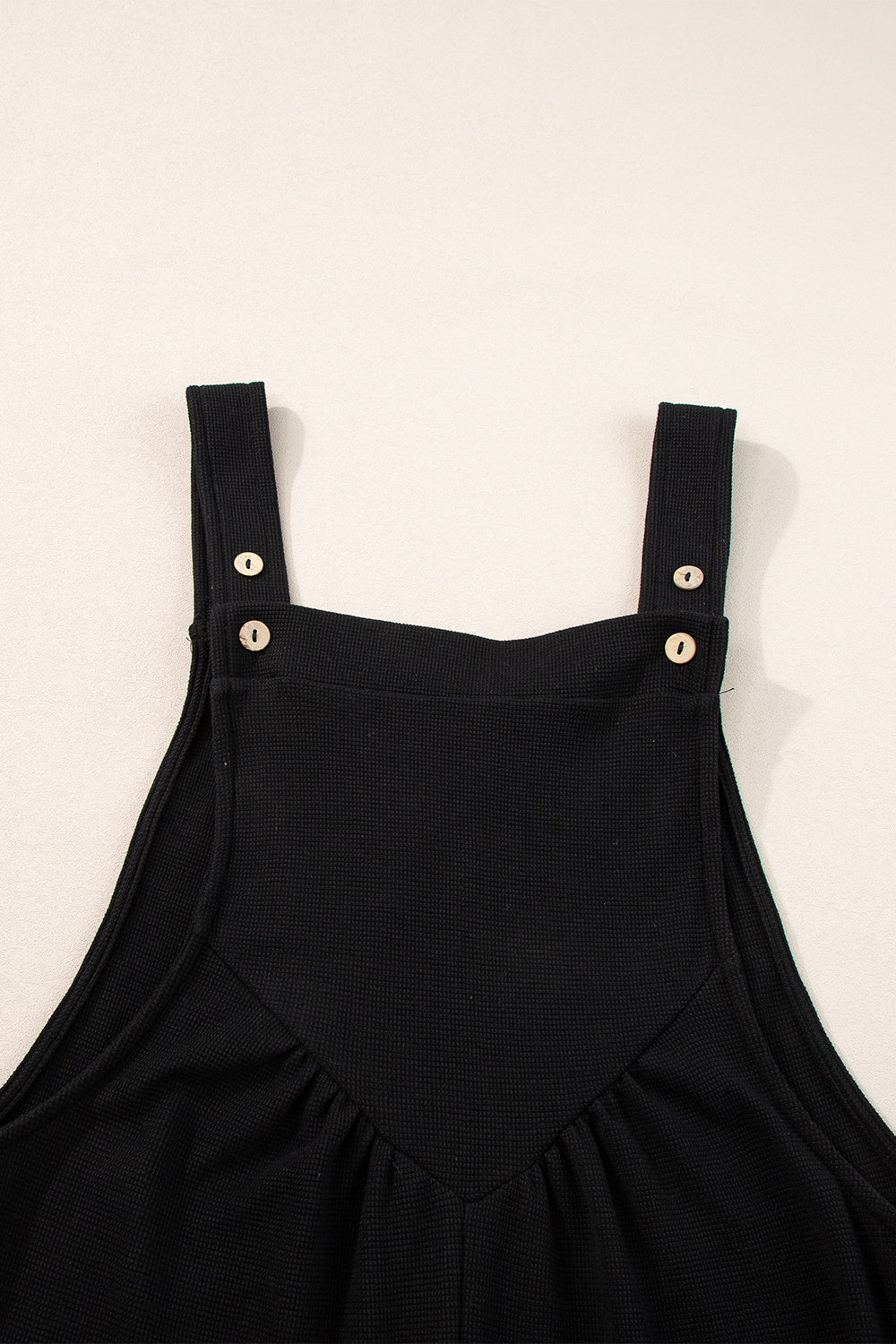 Buttoned Wide Leg Overalls - Clothes For Her Online Store