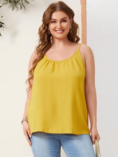 Plus Size Scoop Neck Cami - Clothes For Her Online Store