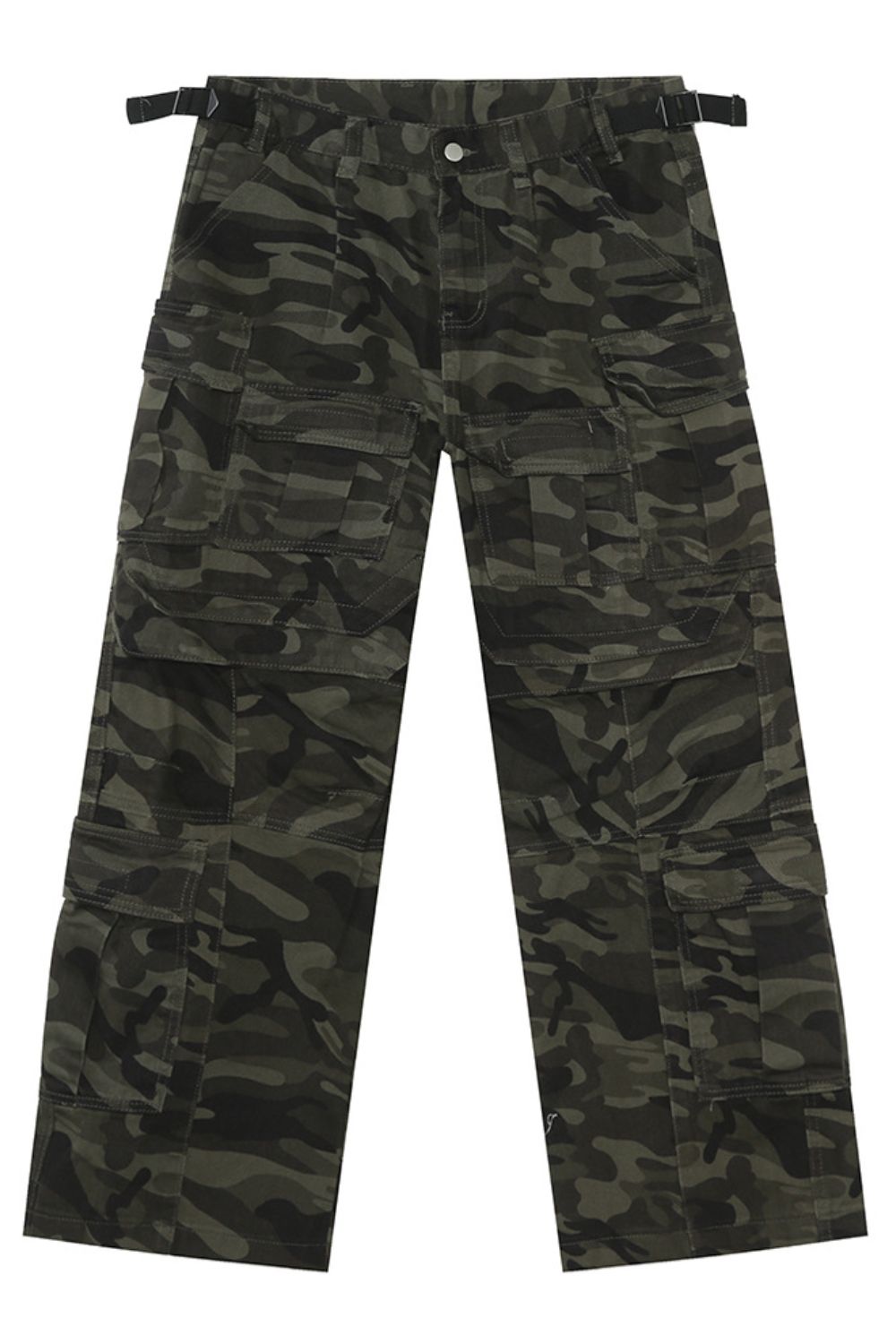 Men's Camouflage Straight Cargo Jeans - Clothes For Her Online Store