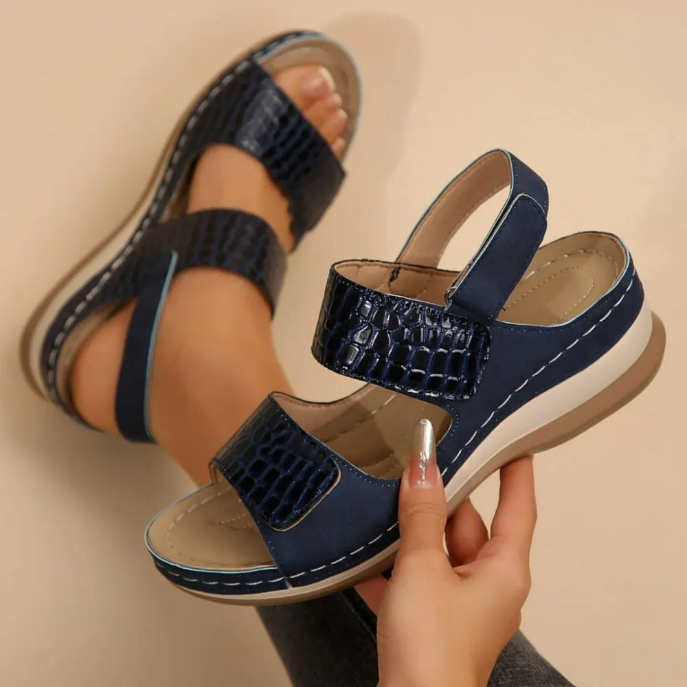 Open Toe Wedge Sandals
