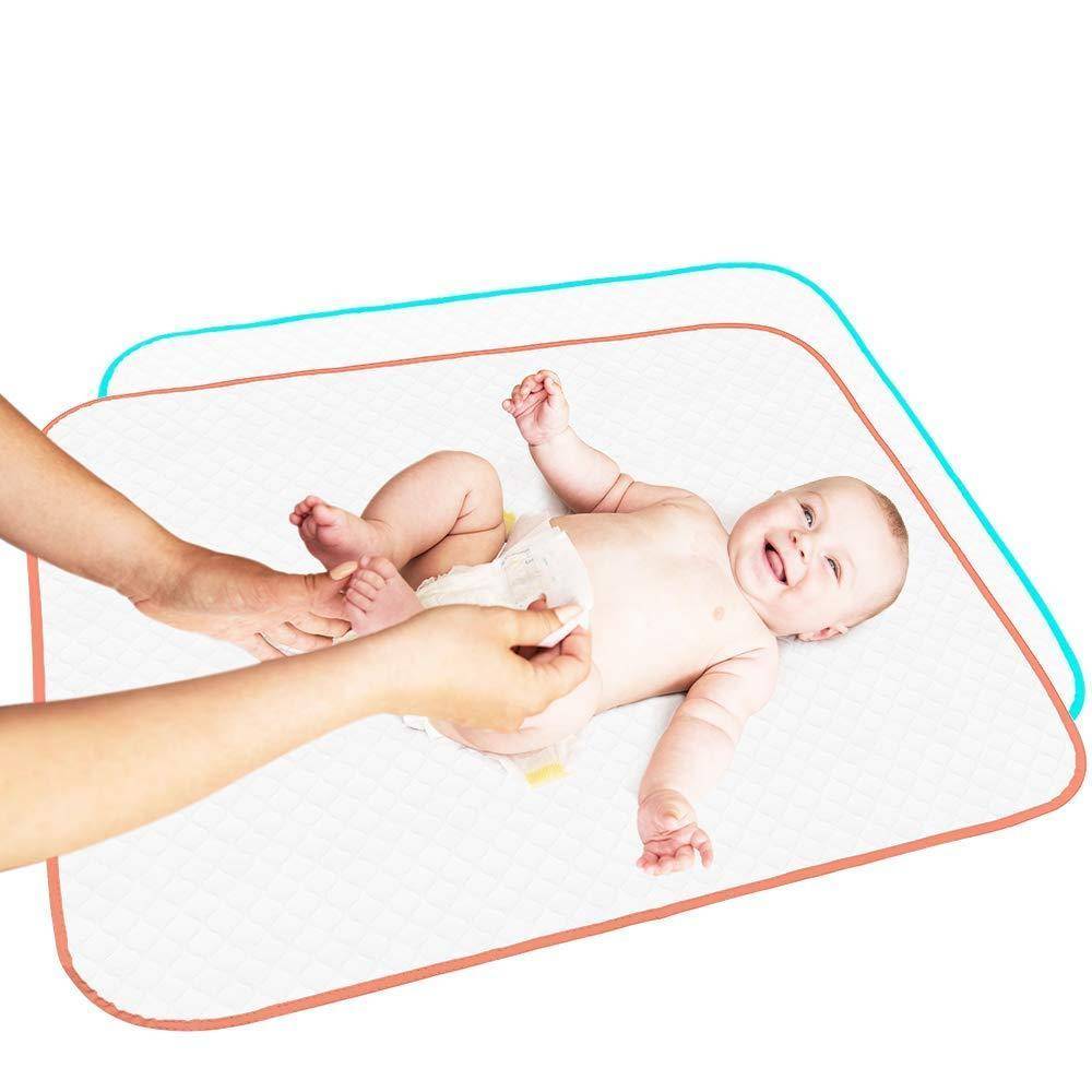Portable Changing Pad Large Size 25.5”x31.5” Pack of 2 Vinyl Waterproof - Clothes For Her Online Store