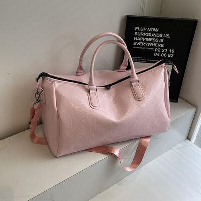 PU Leather Oversize Travel Bag - Clothes For Her Online Store