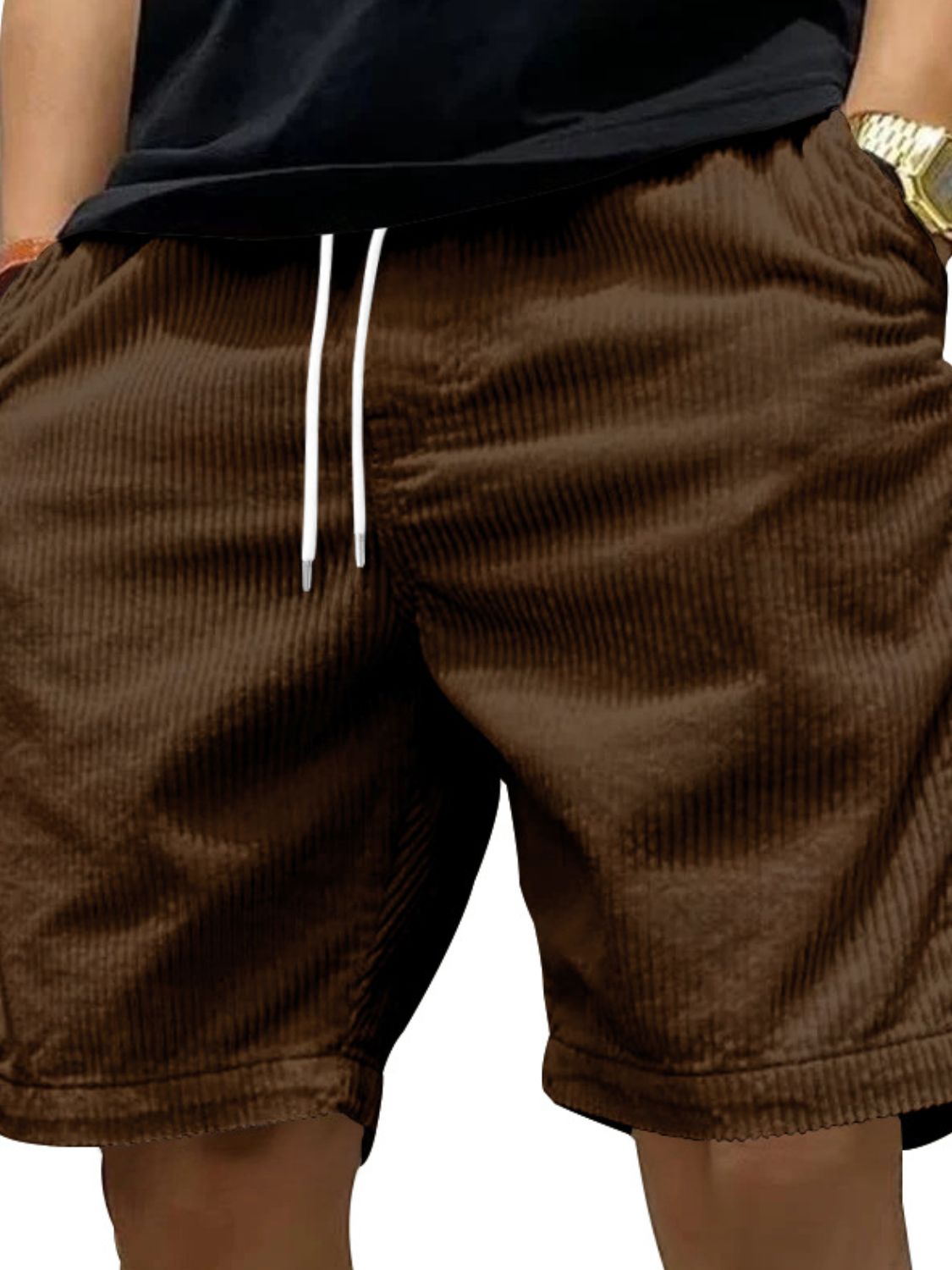 Men's Drawstring Shorts with Pockets