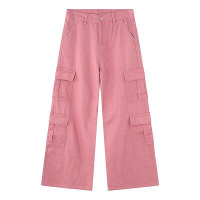 Wide Leg Cargo Jeans - Clothes For Her Online Store