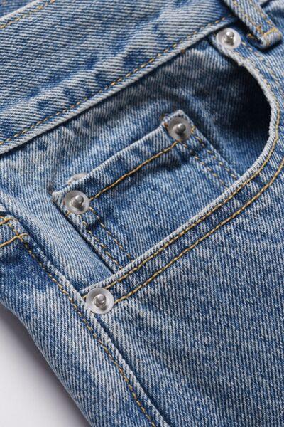 Men's Graphic Straight Leg Jeans - Clothes For Her Online Store