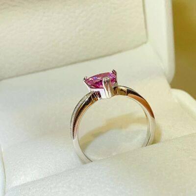 1 Carat Moissanite 925 Sterling Silver Ring - Clothes For Her Online Store