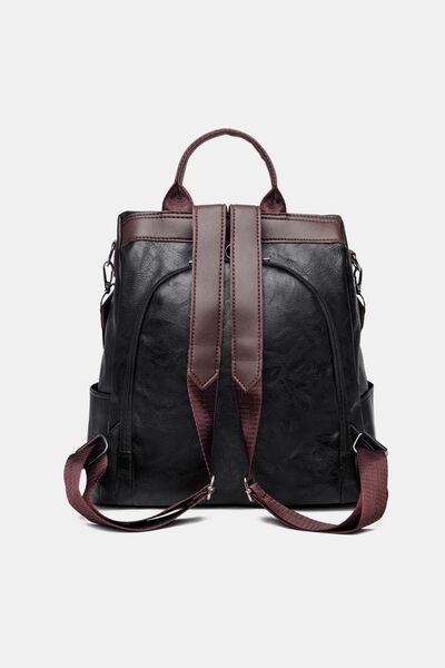 PU Leather Backpack Bag - Clothes For Her Online Store