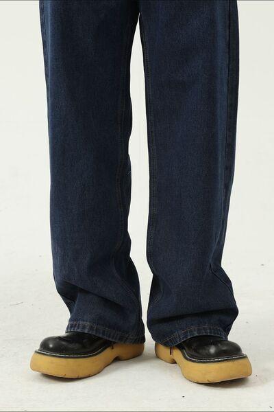 Mid Rise Jeans with Pockets - Clothes For Her Online Store