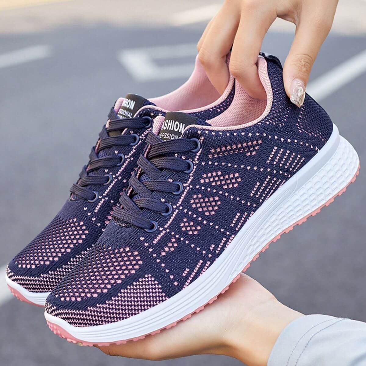 Round Toe Mesh Breathable Athletic - Clothes For Her Online Store