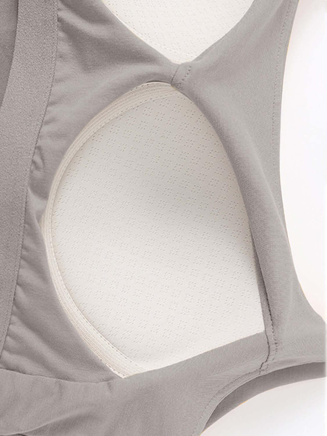 Scoop Neck Cropped Cami with Chest Pads - Clothes For Her Online Store