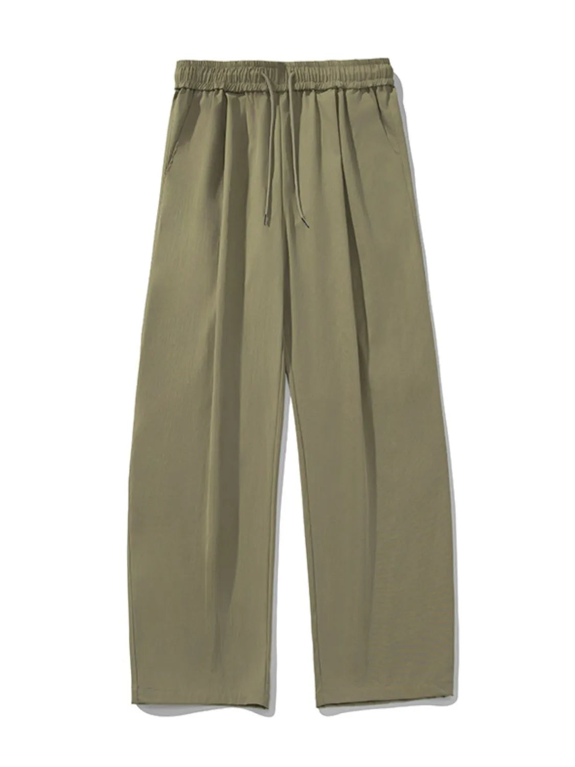Men's Side Ruched Wide Leg Pants