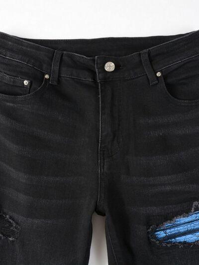 Men's Distressed Skinny Jeans - Clothes For Her Online Store