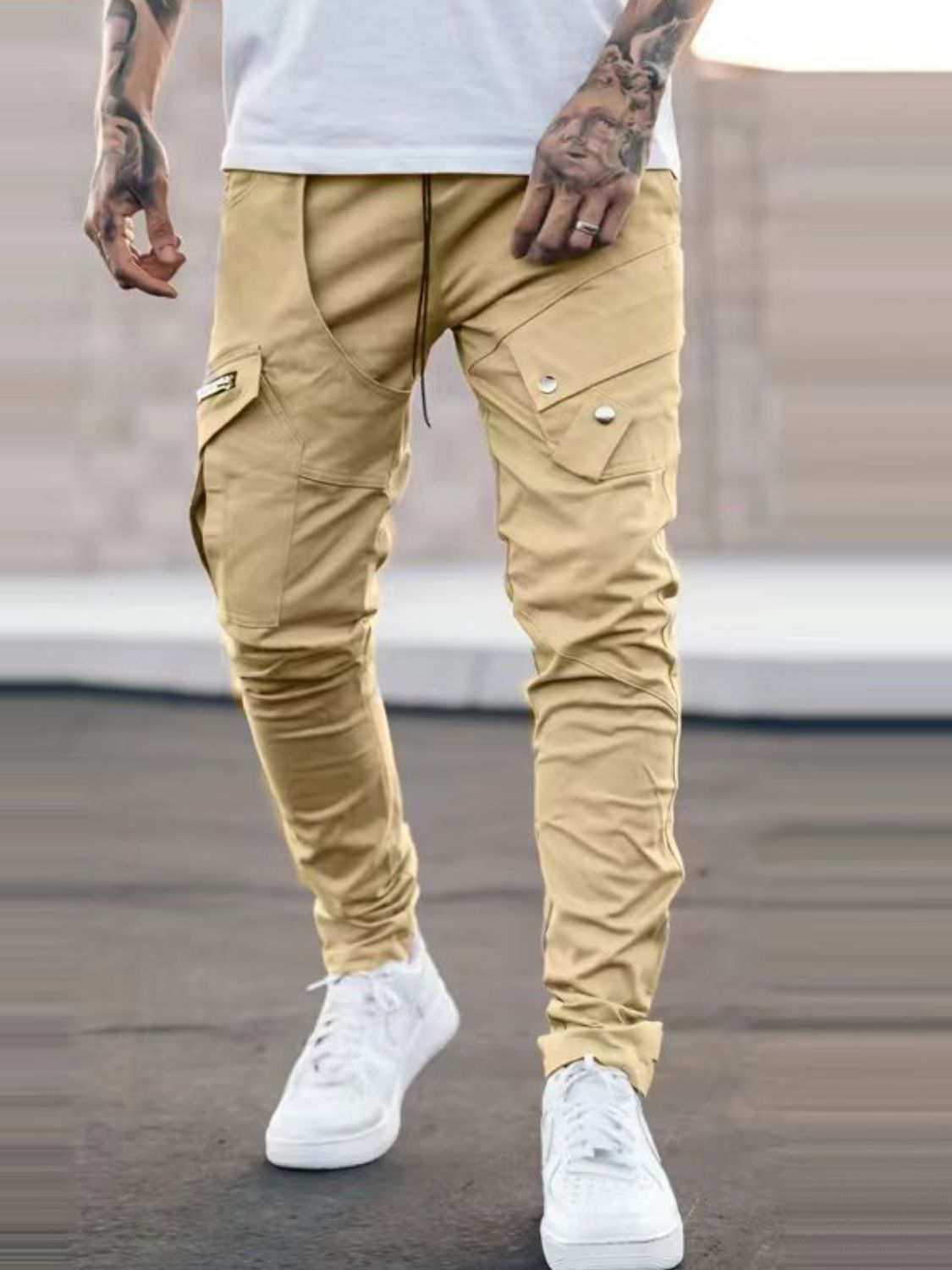 Men's Plus Size Slim Fit Pants