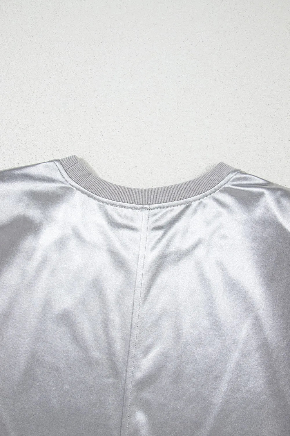 Round Neck Satin Tank Top
