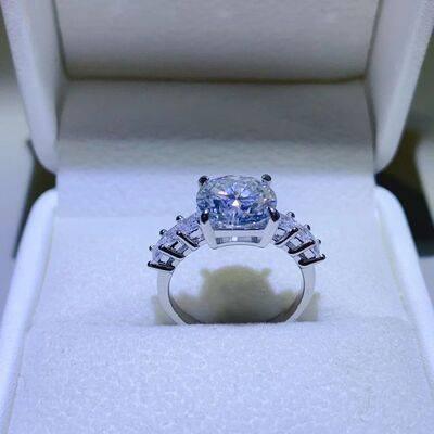 3 Carat Moissanite 925 Sterling Silver Ring - Clothes For Her Online Store