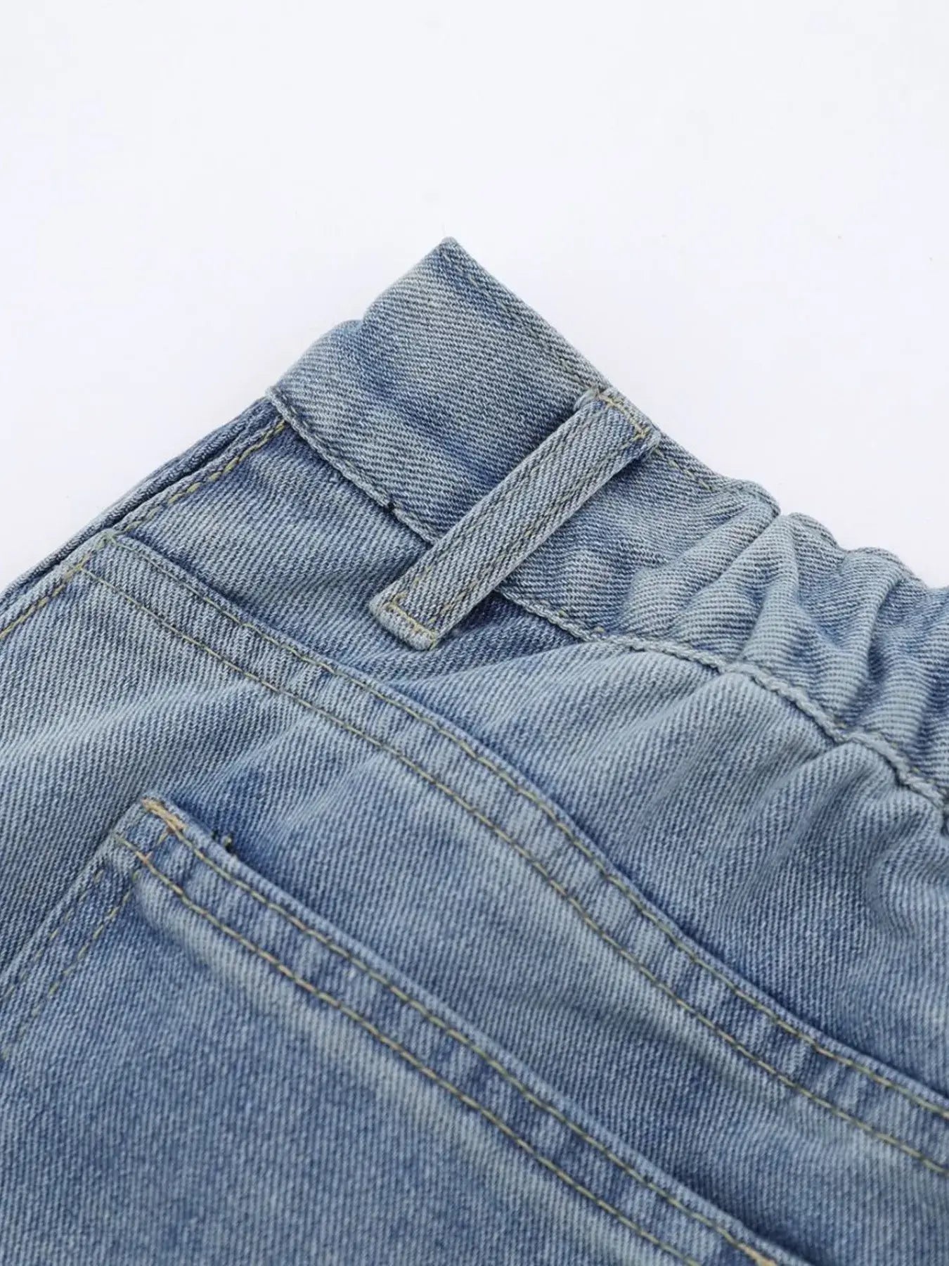Men's High-Waist Wide Leg Relaxed Fit Jeans