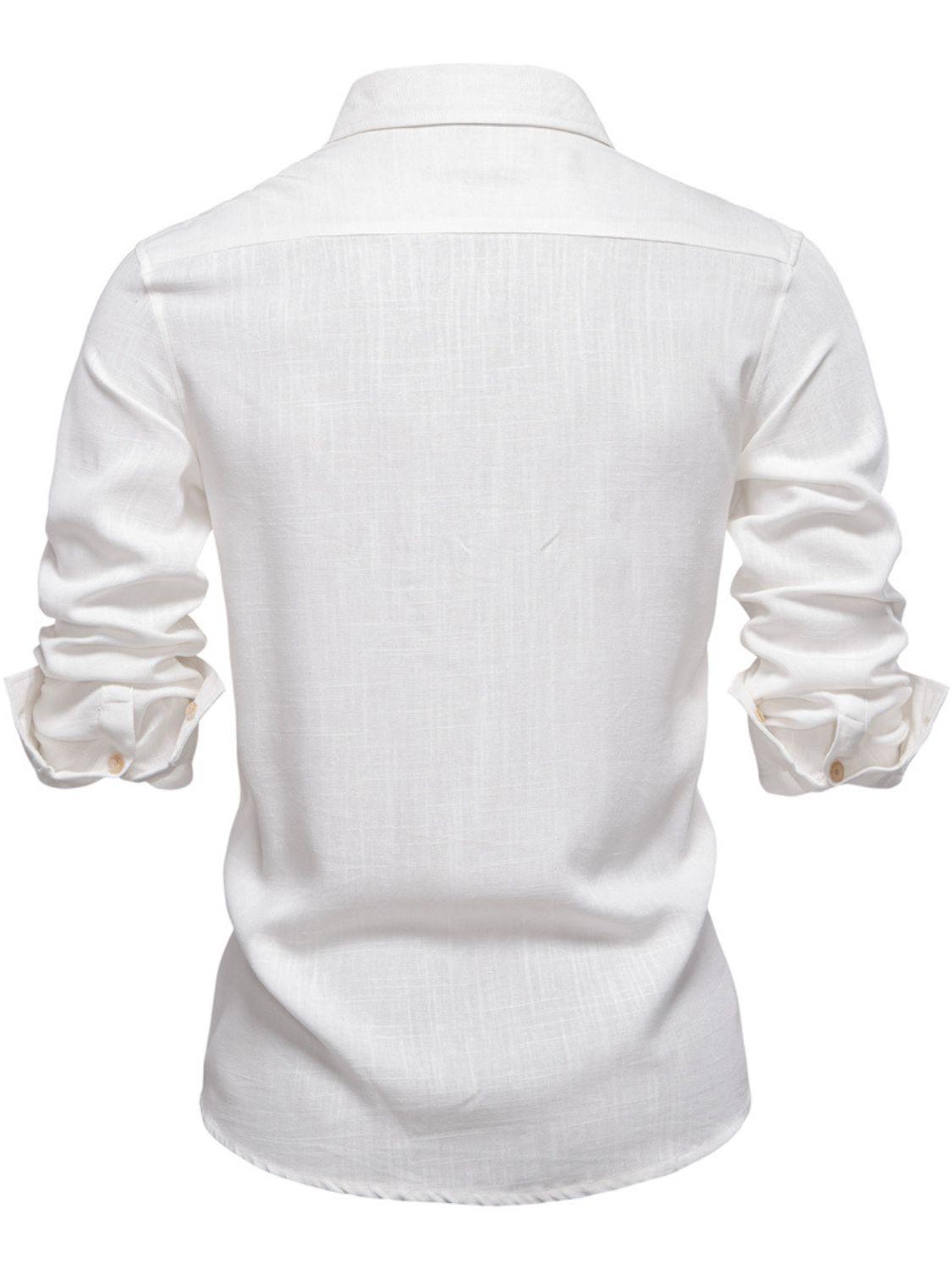 Men's Button Down Collared Neck Shirt - Clothes For Her Online Store