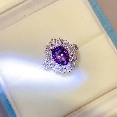 2 Carat Moissanite 925 Sterling Silver Ring - Clothes For Her Online Store