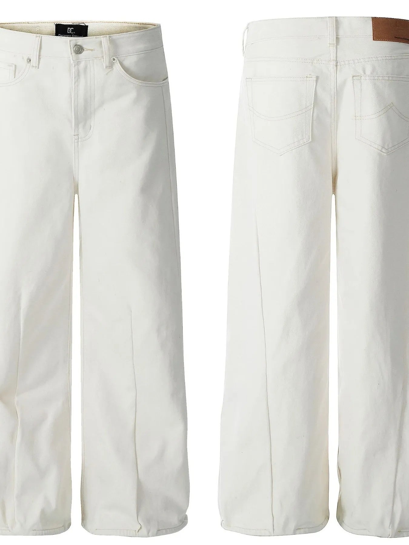 Men's High-Waist Wide Leg Jeans