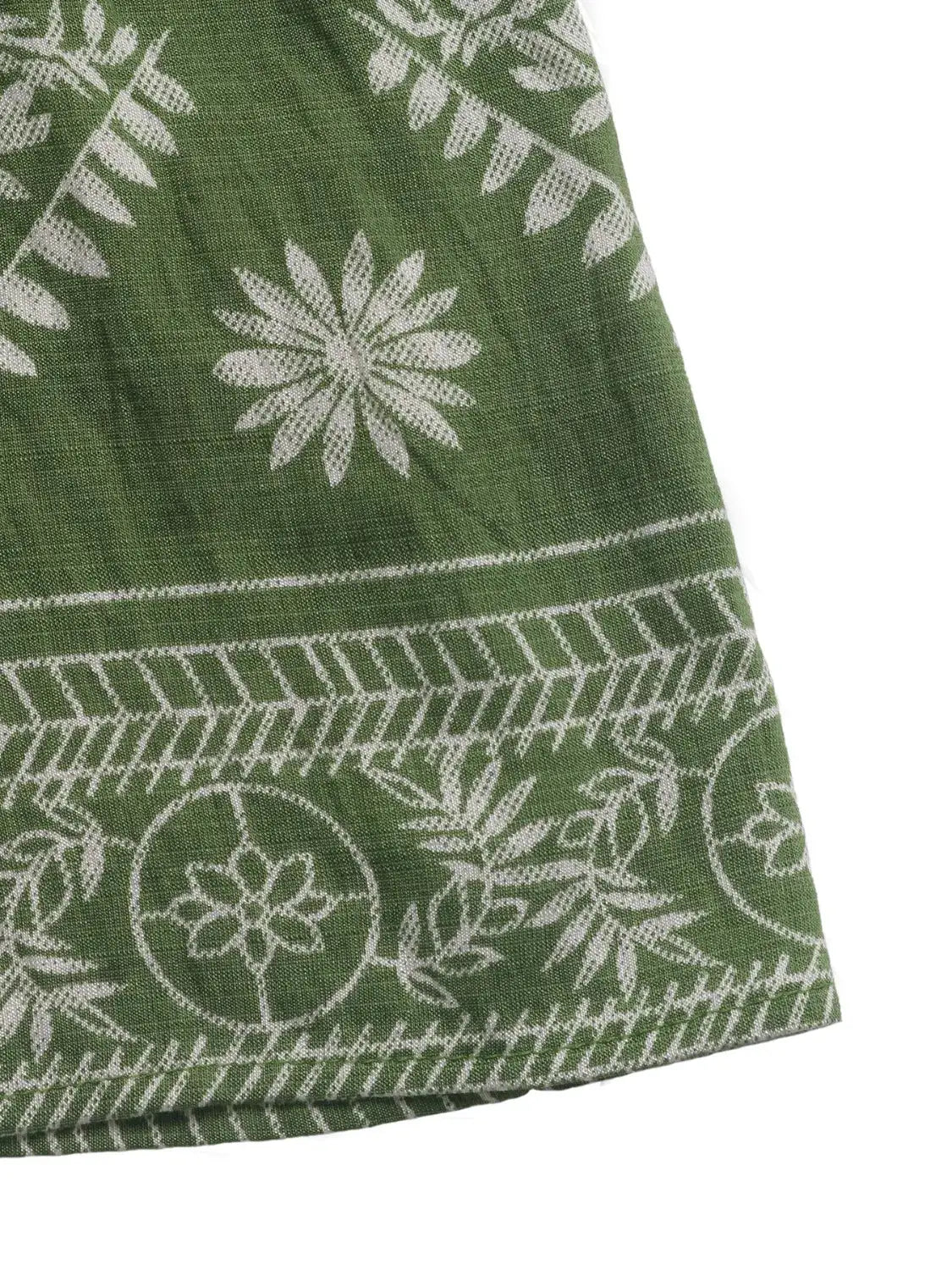 Printed V-Neck Sleeveless Dress - Clothes For Her Online Store
