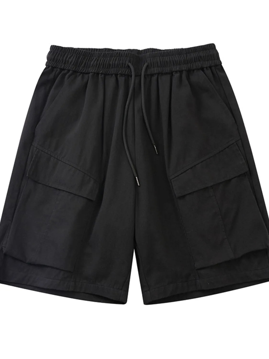 Men's Plus Size Drawstring Shorts with Pockets