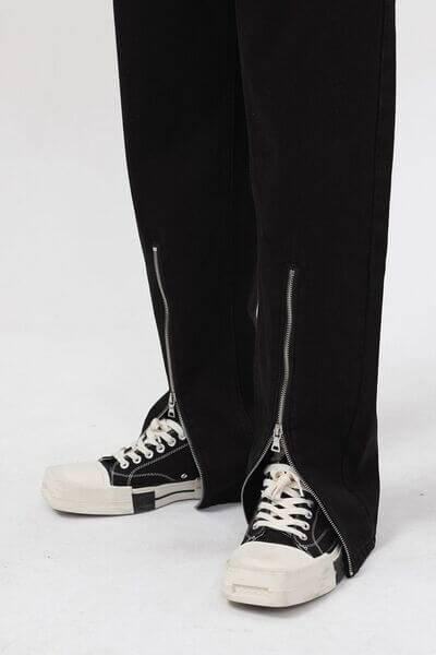 Pocketed Jeans with Zipper - Clothes For Her Online Store