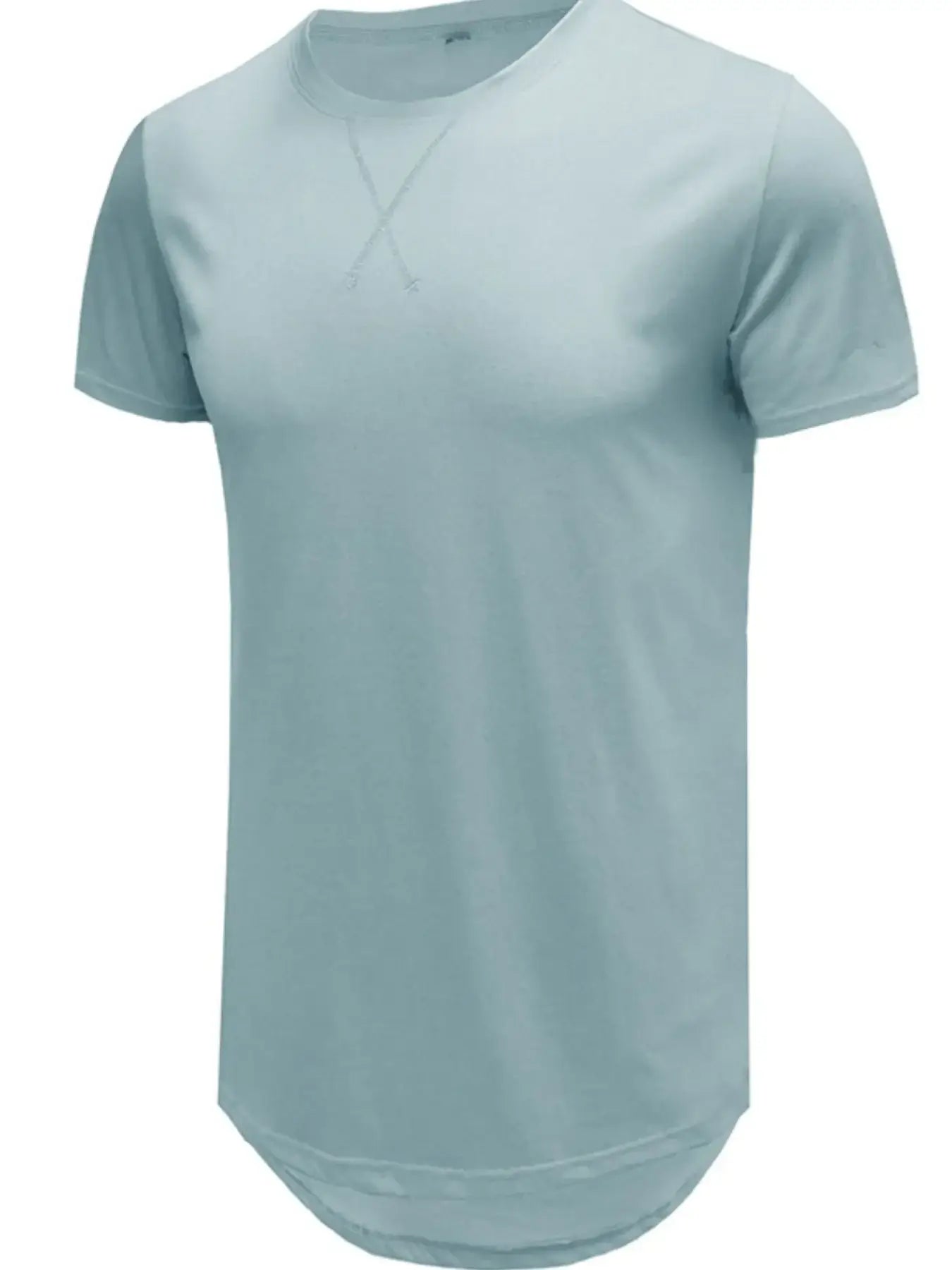 Men's Basic Curved Hem T-Shirt