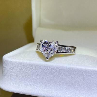 3 Carat Moissanite 925 Sterling Silver Ring - Clothes For Her Online Store