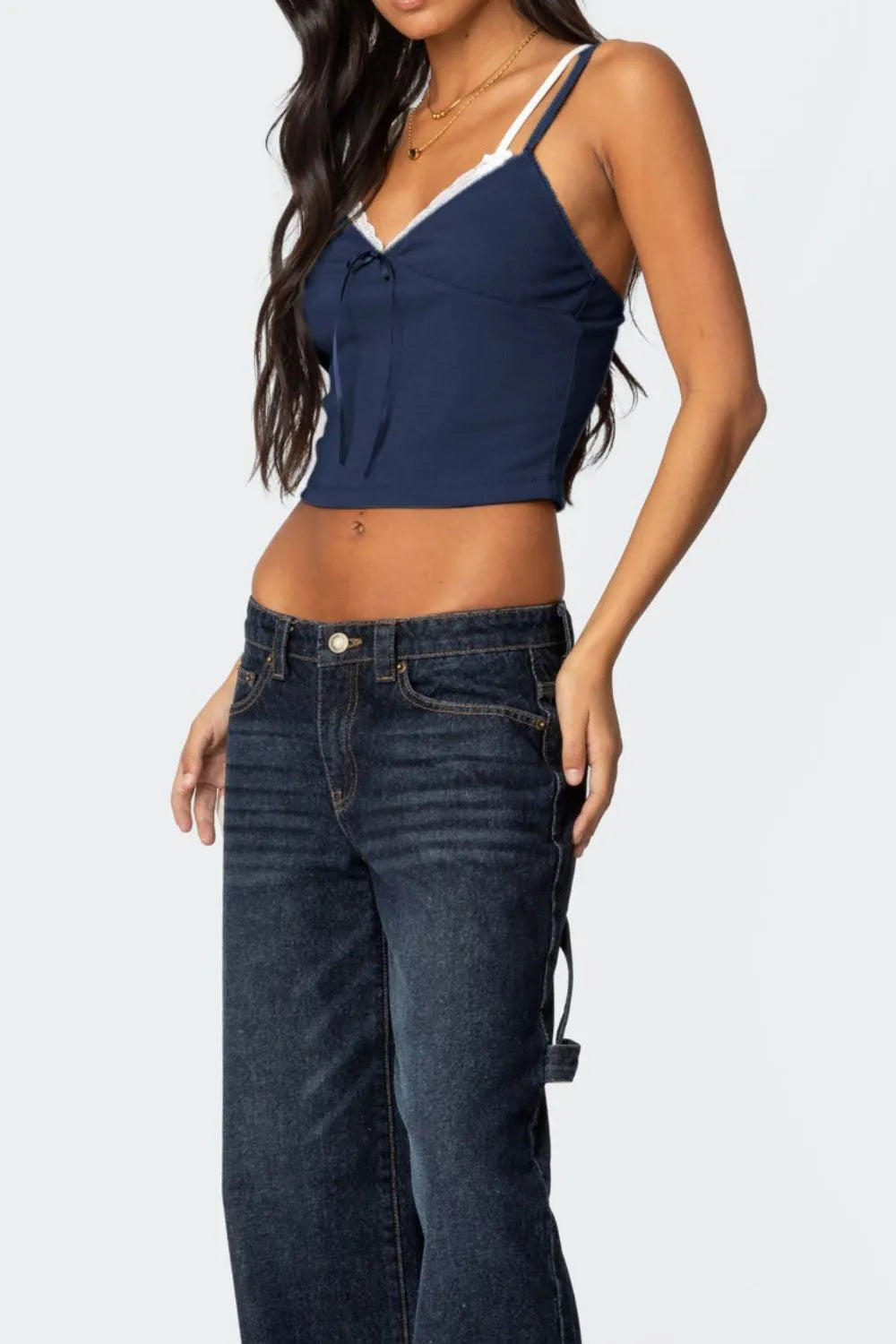 Lace Detail V-Neck Cami