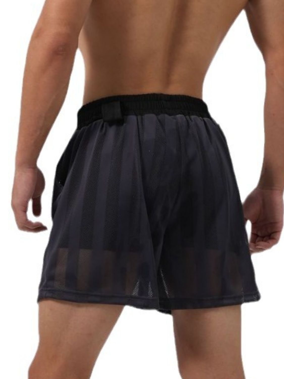 Men's Plus Size Elastic Waist Shorts