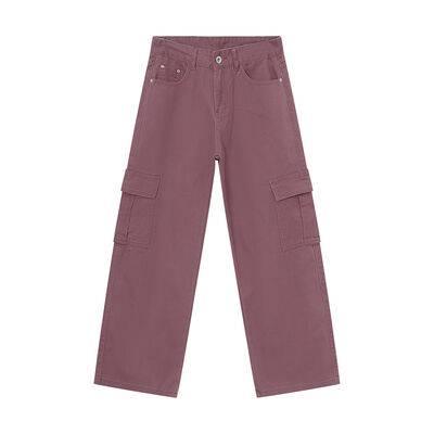 Wide Leg Cargo Jeans - Clothes For Her Online Store