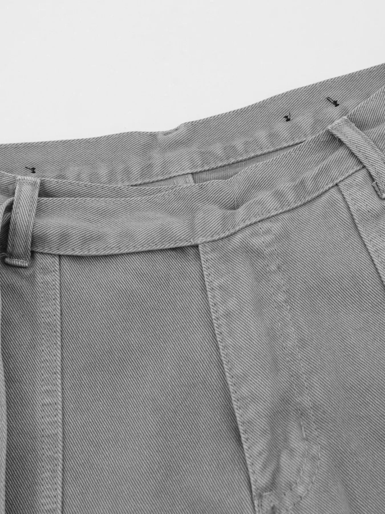 Men's High-Waist Paneled Flare Jeans