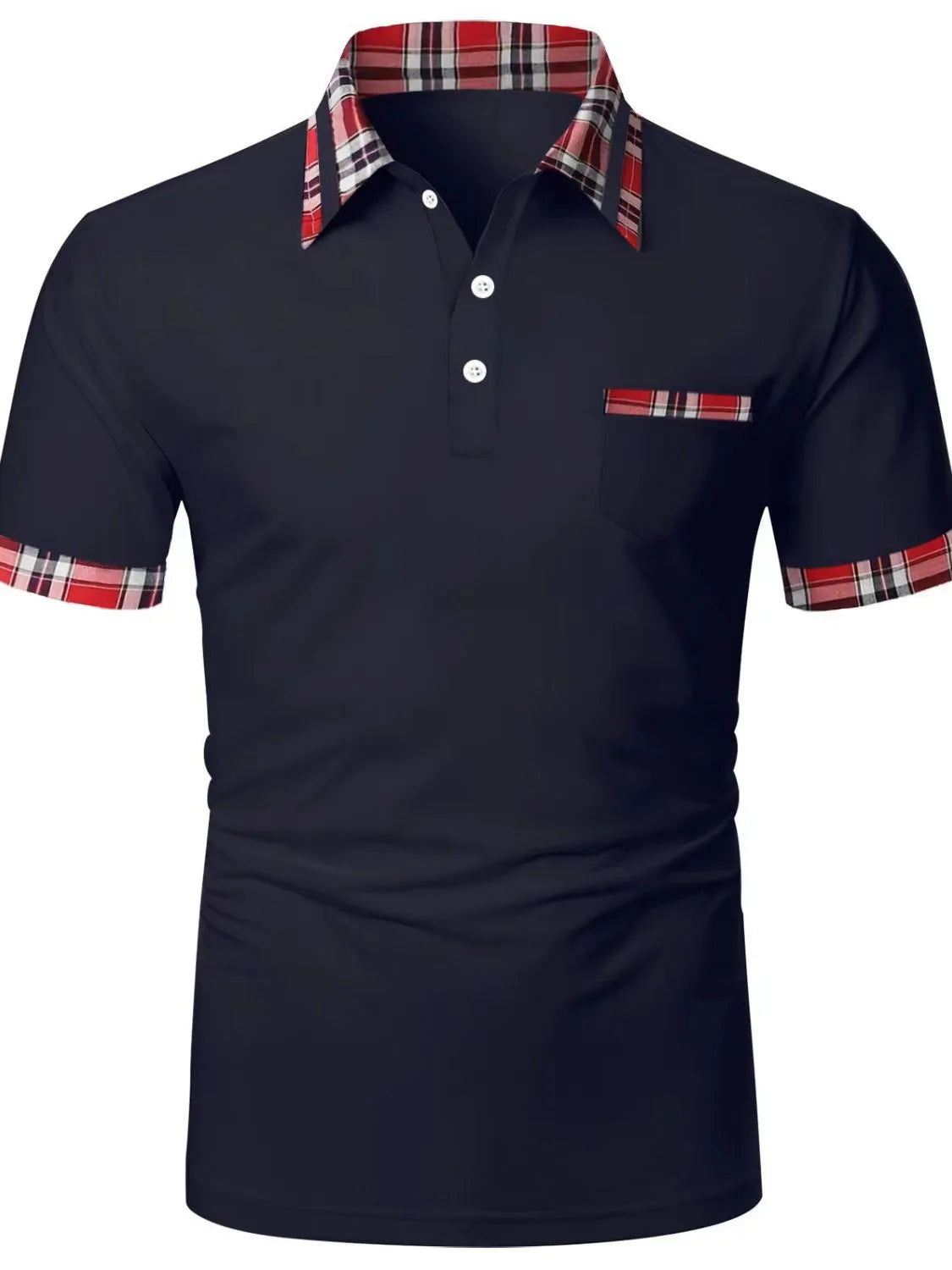 Men's Full Size Collared Neck Short Sleeve Polo Plus Size