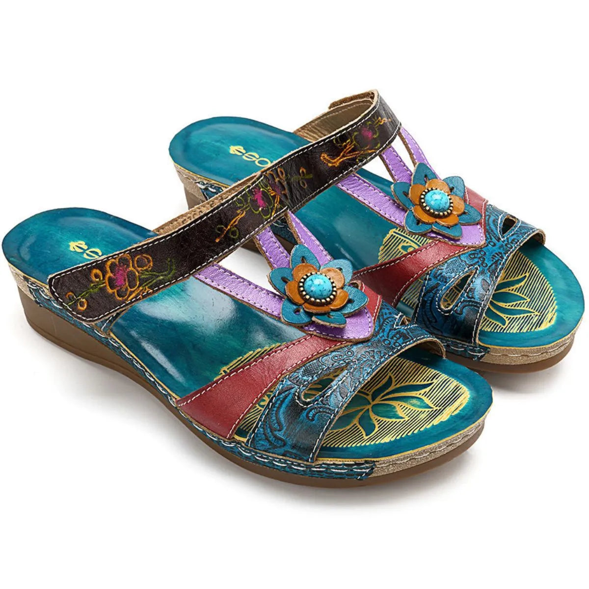 Open Toe Wedge Sandals