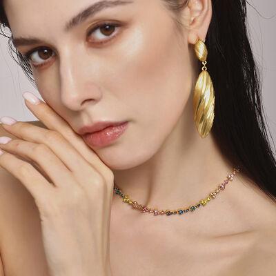 Stainless Steel Dangle Earrings - Clothes For Her Online Store
