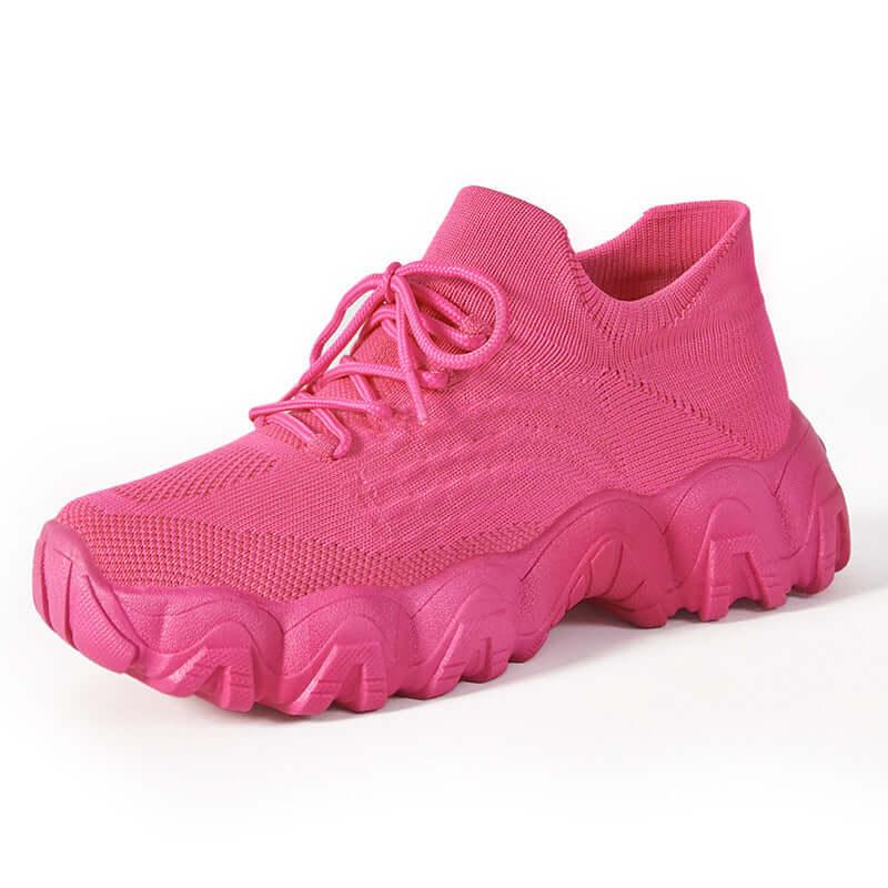 Lace Up Mesh Breathable Athletic - Clothes For Her Online Store