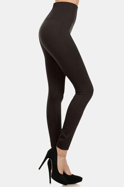 Yelete Seamless High Waist Fleece Leggings - Clothes For Her Online Store