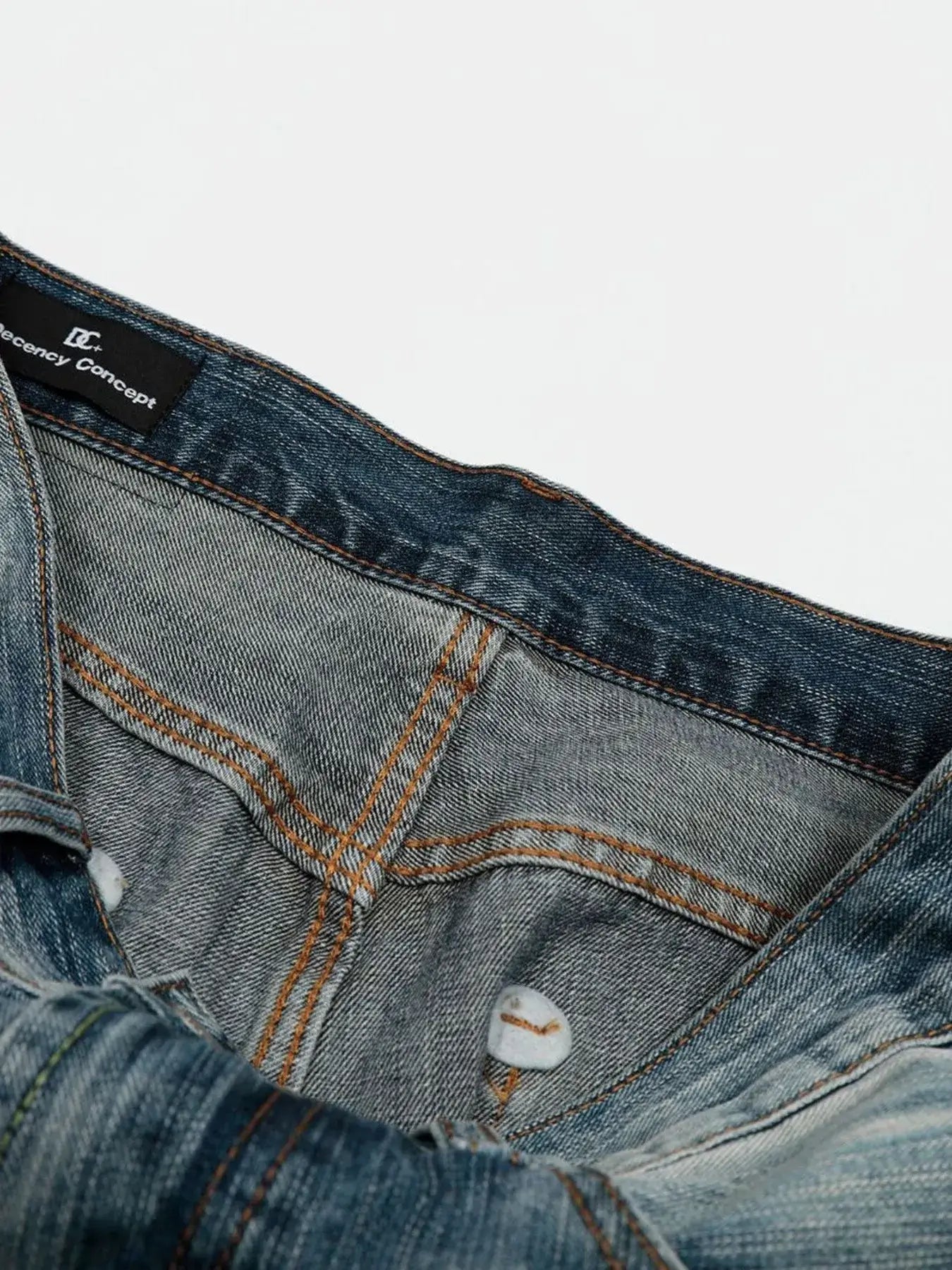 Men's Wide-Leg Denim Shorts