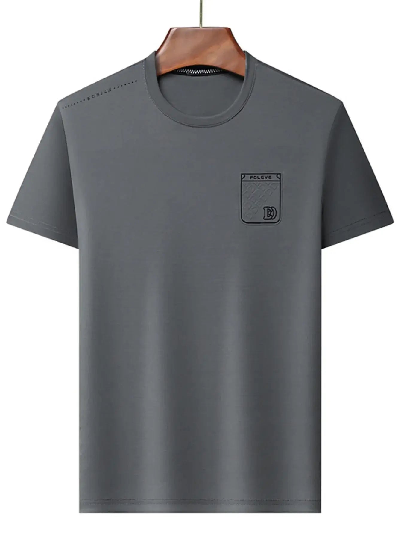 Men's Plus Size Round Neck Short Sleeve T-Shirt