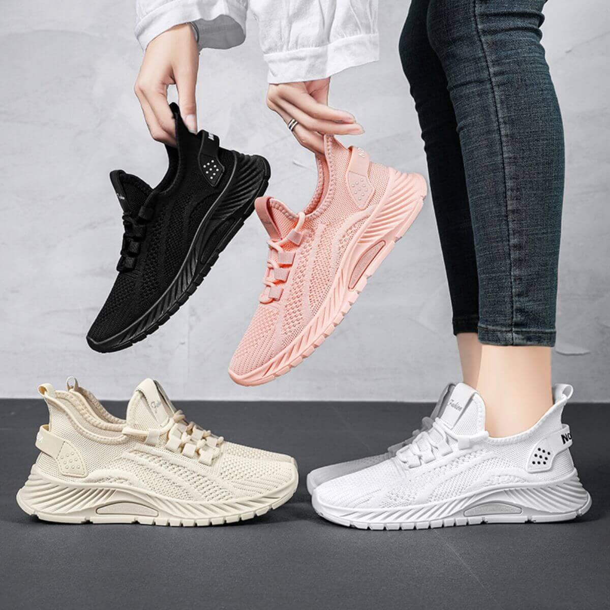 Lace Up Mesh Breathable Athletic - Clothes For Her Online Store