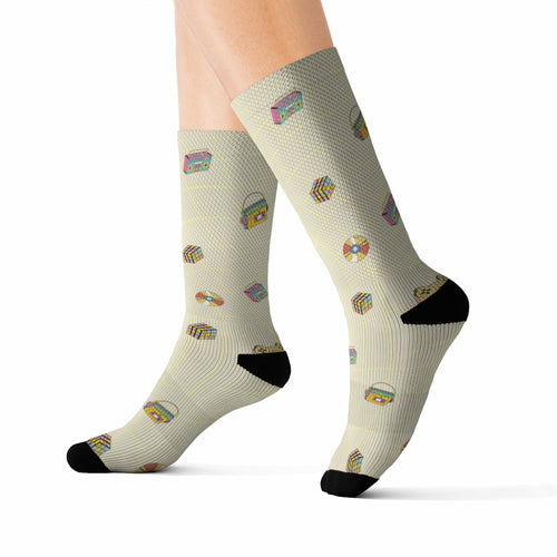 Retro Games Fun Novelty Socks